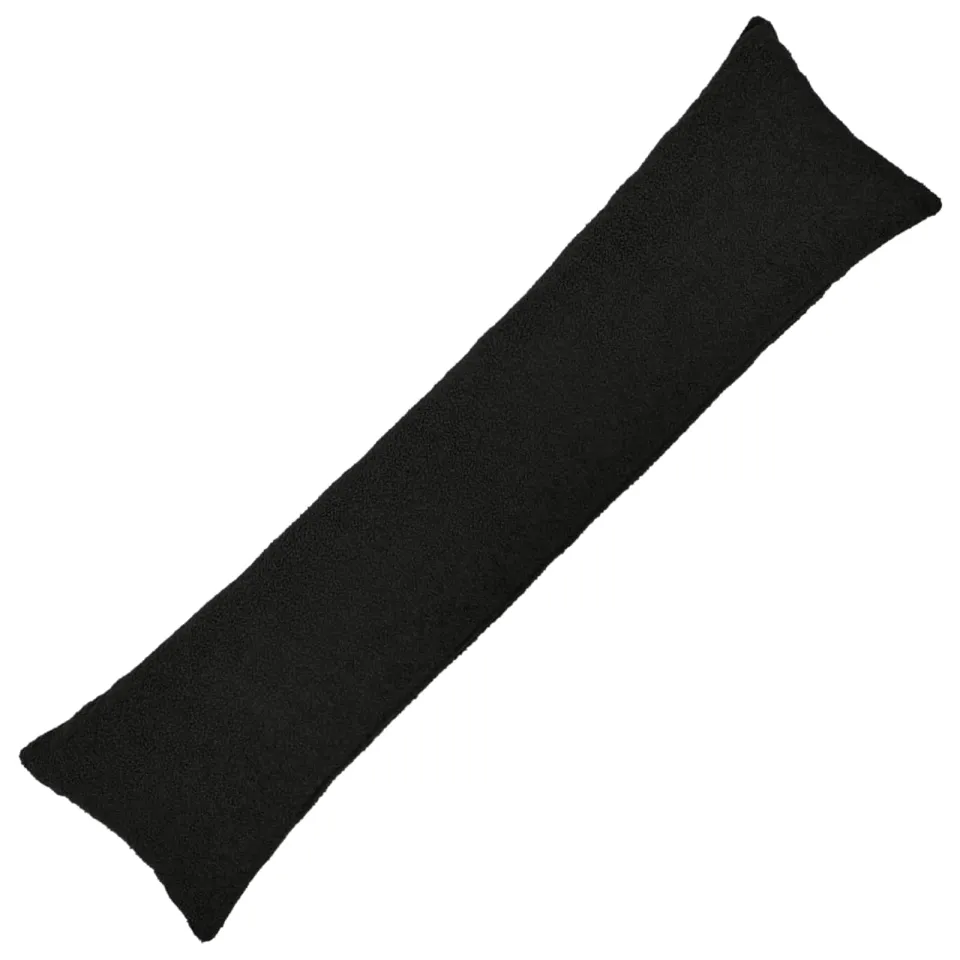 vidaXL Kussensloop HEERLEN Zwart 40 x 145 cm Bouclé, foto 3