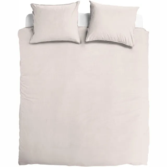 totaalBED Dekbedovertrek Lou Naturel - 140x200/220 cm - 50% linnen, 50% katoen - incl. instopstrook