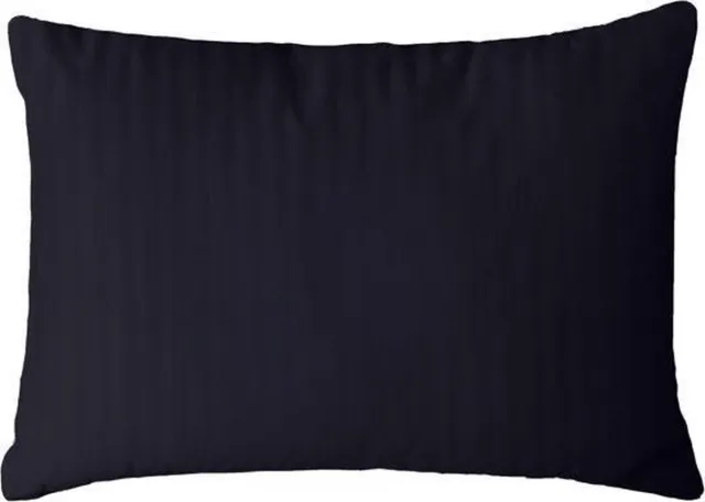 Heckettlane HNL Refined Satin Stripe - Kussensloop - 40/80 - 2 Stuks - Ink Blue Donker blauw