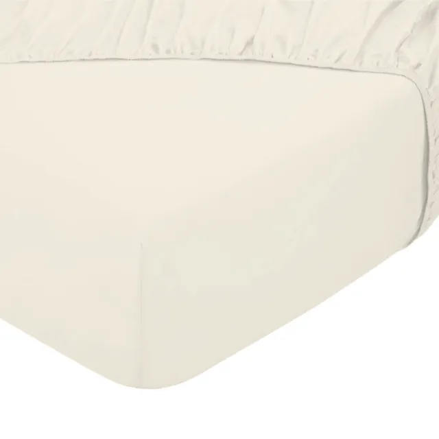 Zydante Topper Hoeslaken - Hotel Home Collection Jersey Hoeslaken – Zacht en Comfortabel – Rekbaar – Elastische Rand – Luxe Hotelkwaliteit – Machinewasbaar - Creme / 200x140