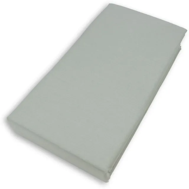 Tuur Hoeslaken 160x210x30 cm - Biokatoen GOTS - Tweepersoons - Groen Peaceful Green
