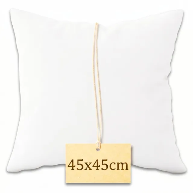Koney Hoofdkussen 45 x 45 cm - microvezel - HCS-vulling - Wit