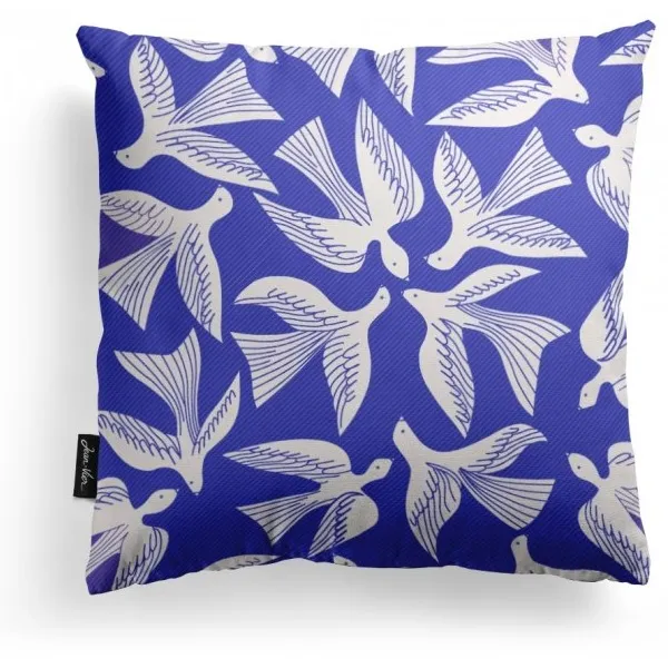 Maison Jean-Vier Bakea kussenhoes blauw