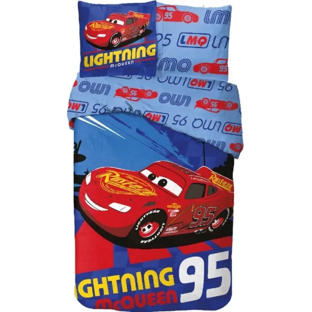 Disney Cars - Dekbedovertrek - 140x200 Cm - 100% Katoen – Eenpersoons Multi