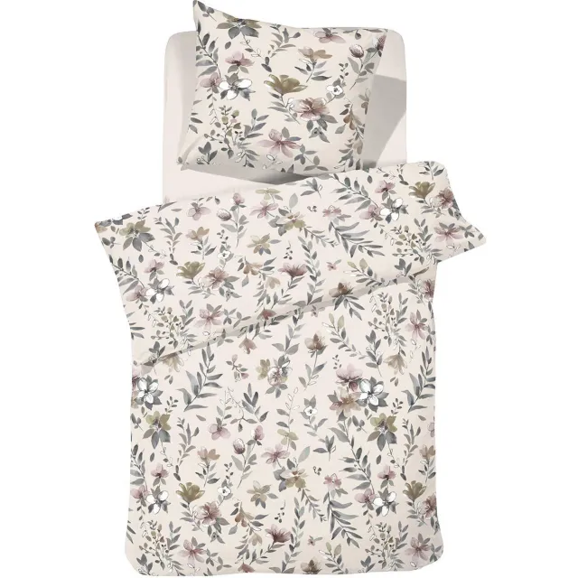 Cinderella flanellen dekbedovertrek beige