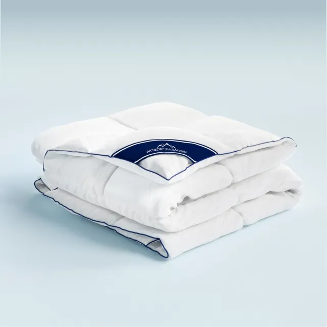 Nordic Paradise Comfort Donzen Dekbed - 50% Franse eendendons - Natuurlijk Donsdeken - 140x200 cm - All-Year wit