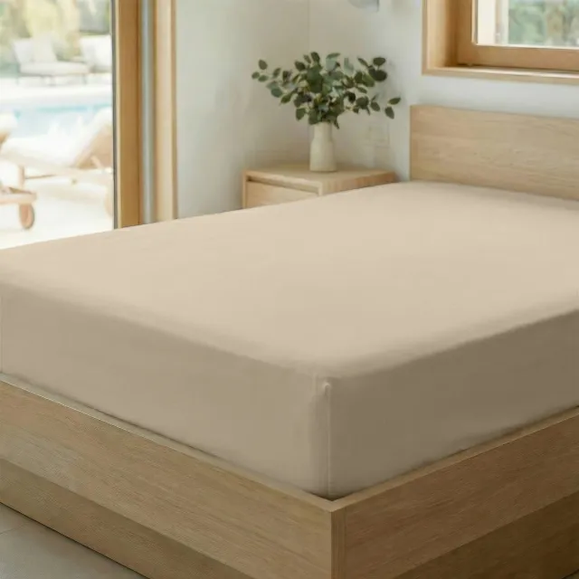 Zelesta Special Cooling Serene Hoeslaken - Zand 140x200cm