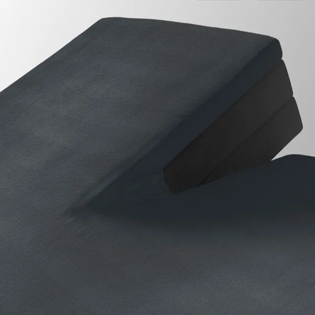 Nice Dreams Hoeslaken Splittopper Jersey . 180x200 - Dark grey donkergrijs