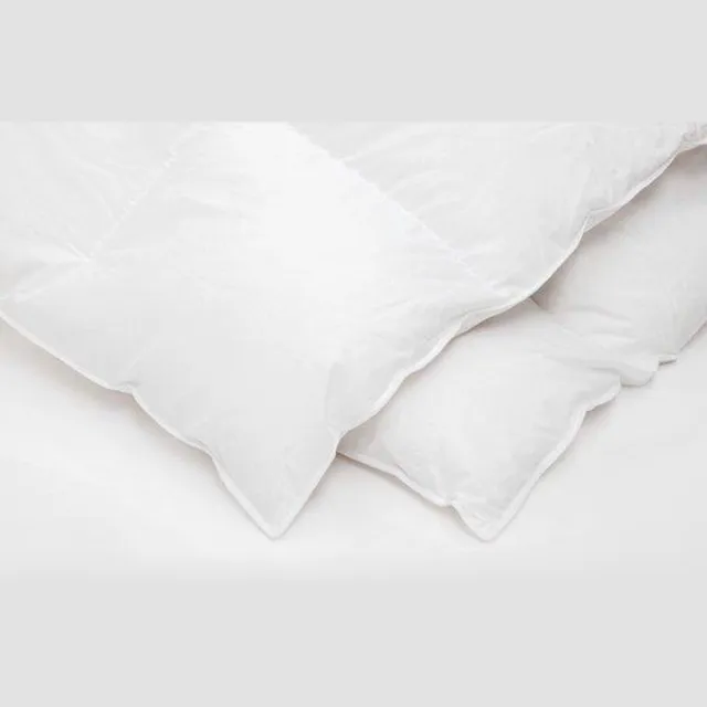 C'est Duvet Donsdeken 260x220 - Warm-Classic - Zilver : 100% witte Mazurische ganzendons