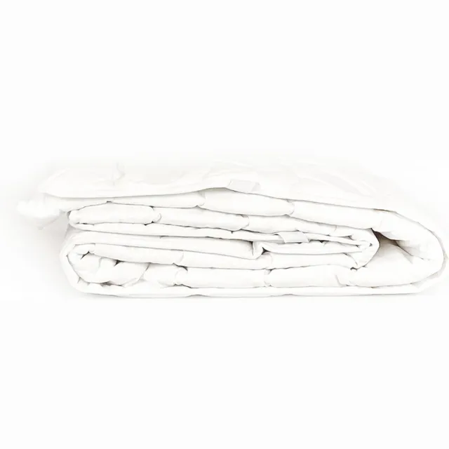 Eleganzzz Gewatteerde Matras Onderdeken - 80x200cm - Microvezel - Gewatteerde Matrasdek - Matrastopper - Matrasbeschermer - Eenpersoons Wit