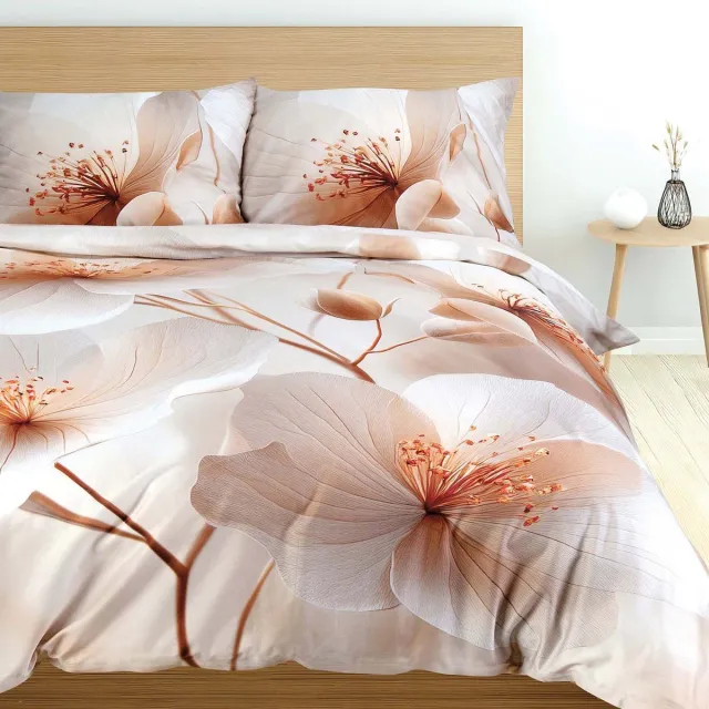 Darymex Satynlove Premium - Dekbedovertrek set (3-delig) - 100% Katoen-Satijn - Met Ritssluiting - 180x200 cm wit