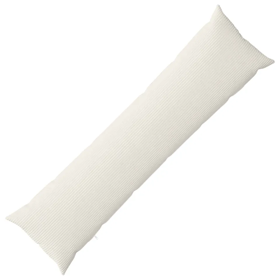 vidaXL Kussensloop HEERLEN Crèmekleurig 40 x 145 cm corduroy, foto 3