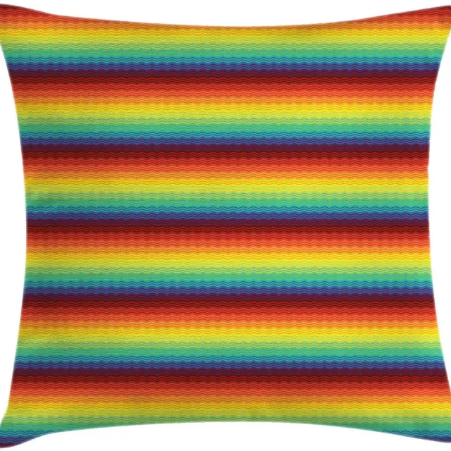 ABAKUHAUS Fiesta Kussenhoes – 50x50 cm – Beidzijdig bedrukt, wasbaar, multicolor Mehrfarbig