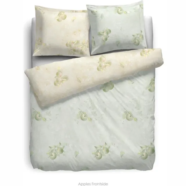 Heckettlane HNL Velvet Touch Apples Dekbedovertrek - Litsjumeaux XL - 260x200/220 cm - Mint