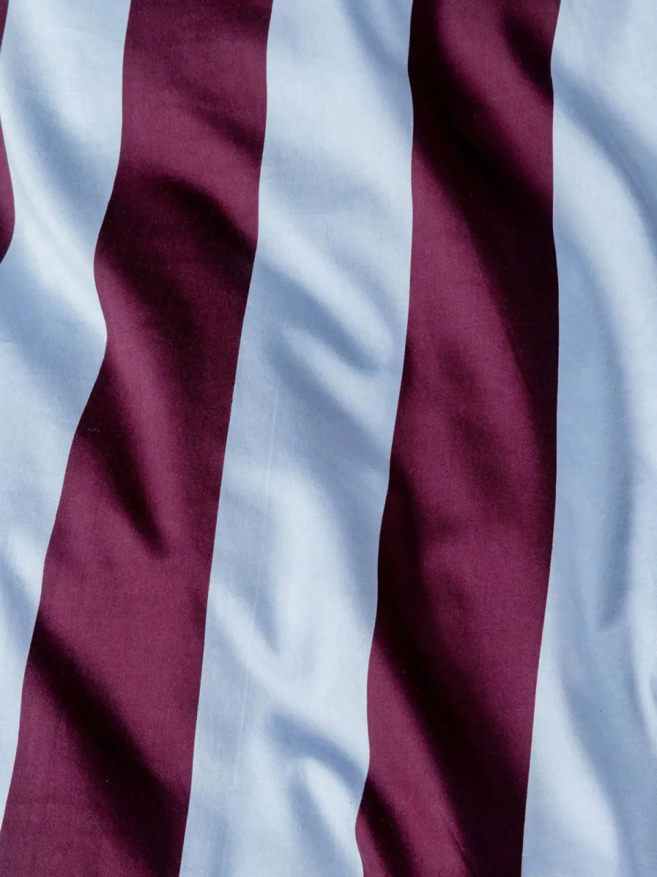 Essenza Minte Stripe dekbedovertrek mauve wine, foto 4