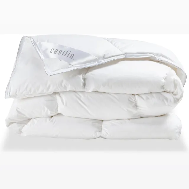Casilin Donsdeken 2 Persoons 260 x 240cm Dekbed - 100% Ganzendons - Extra Breed en Lang Winterdekbed - Hotelkwaliteit - Wit
