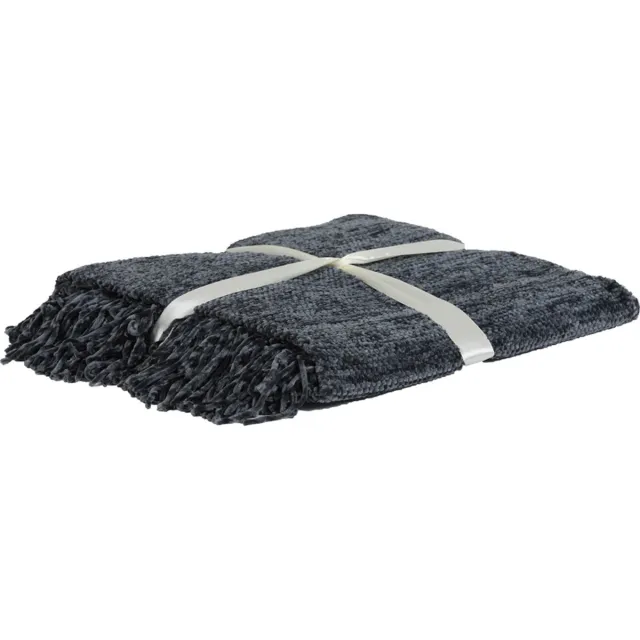 Light & Living Plaid JULIETTE - 152x127x0.5cm - Grijs