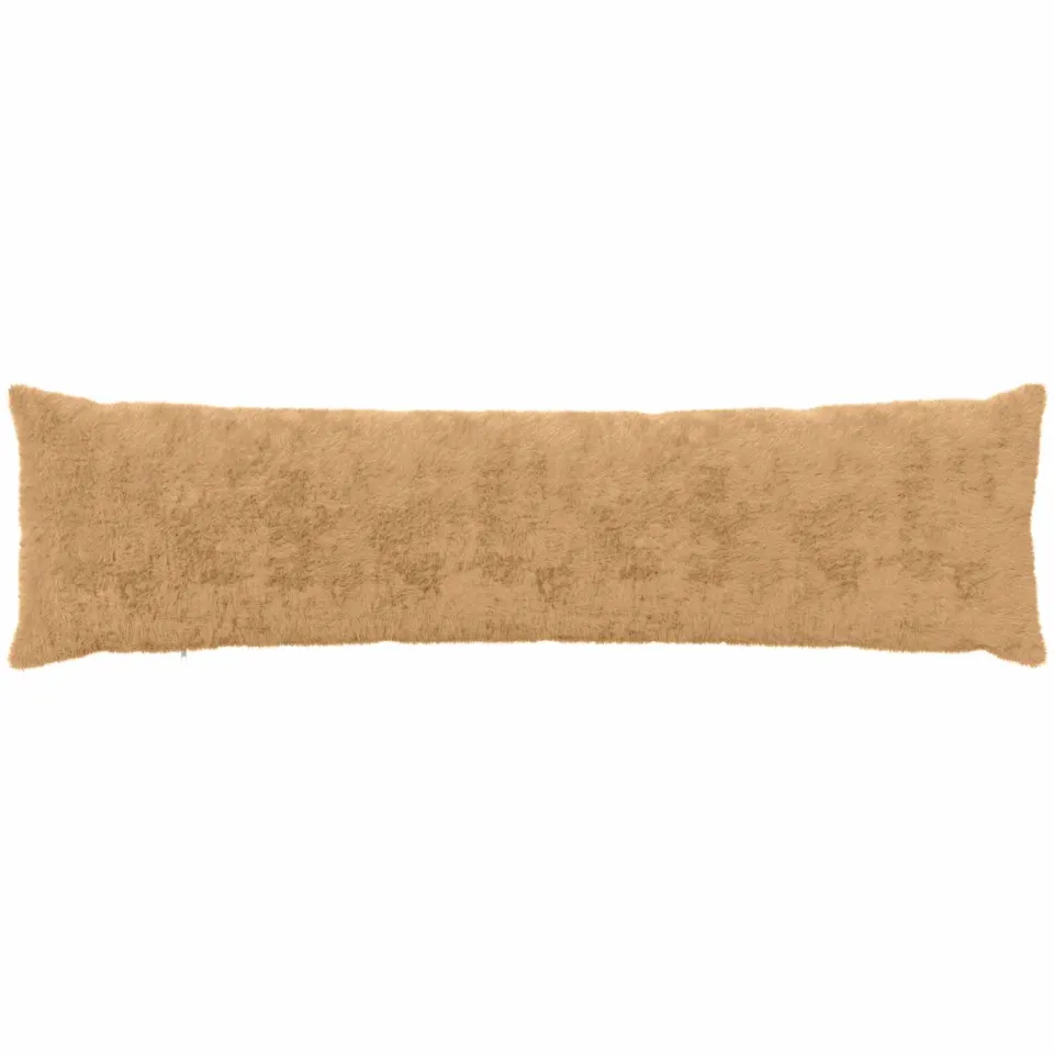 vidaXL Kussensloop HEERLEN Taupe 40 x 145 cm Nep Konijnenbont
