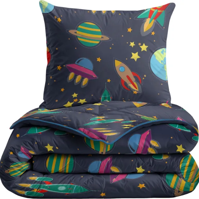 Zelesta Space Dream – Comfort Kids dekbed zonder overtrek – 140x200cm