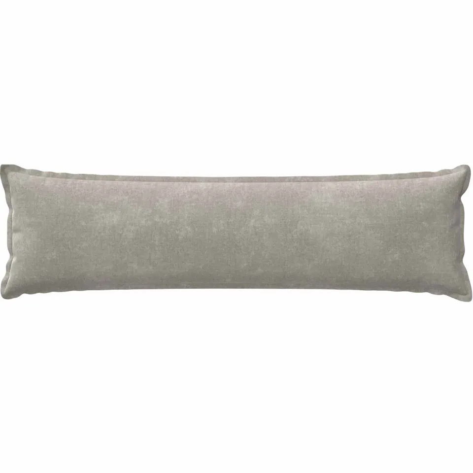 vidaXL Kussensloop HOUTEN Lichtgrijs 40 x 145 cm Chenille Stof