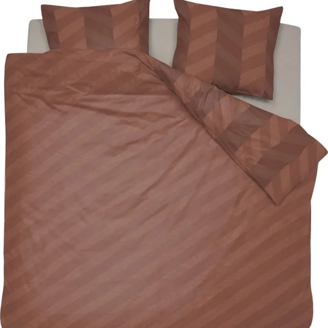 Damai Atomy - Dekbedovertrek - Bio Satijn - 240x200/220 cm - Rood + 2 kussenslopen 60x70