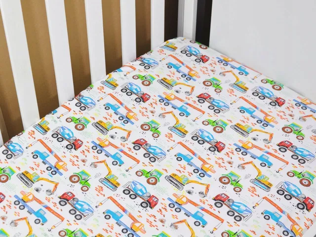 Małe Duże Merkloos Kinderledikant Hoeslaken Katoen 70x140cm met Elastiek - Koopjes meerkleurig