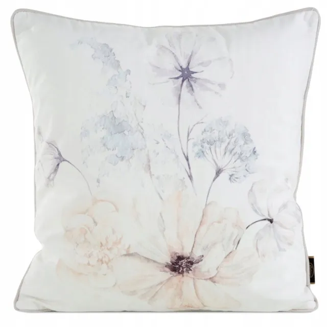 Eurofirany Decoratieve kussenhoes fluweel 45x45 cm Crème - Stijlvolle woondecoratie
