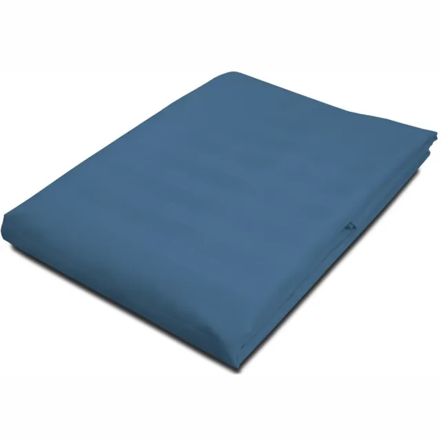 Darymex Bamboe katoen hoeslaken 160x240 gestreept, lichtblauw
