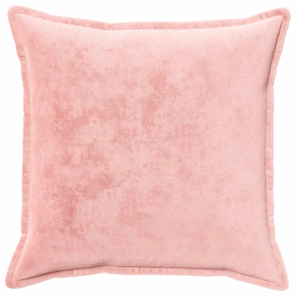 vidaXL Kussensloop 2 st HOUTEN Roze 60 x 60 cm Flanel