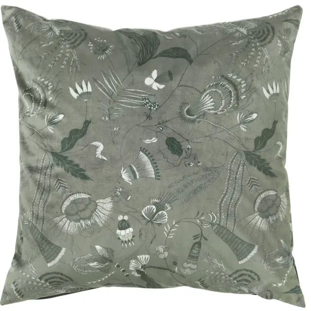Broste Copenhagen BELL FLOWER kussenhoes groen