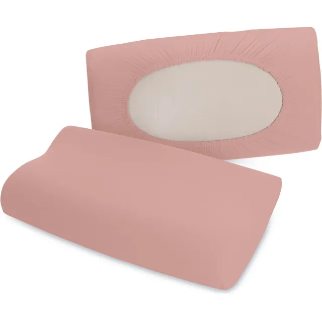 schlafgut Pure flexible Kussensloop S-XL 154 Purple Mid Roze