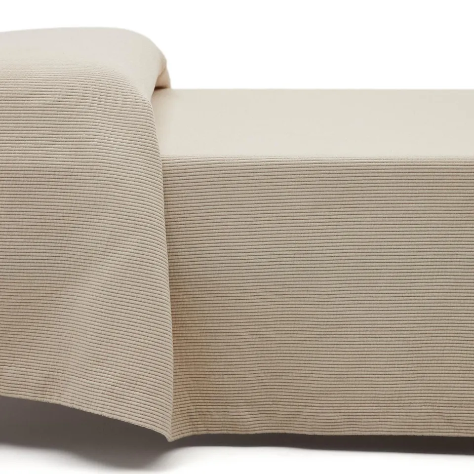 Kave Home Sprei 'Bedar' 180 x 260cm, kleur Beige, foto 6