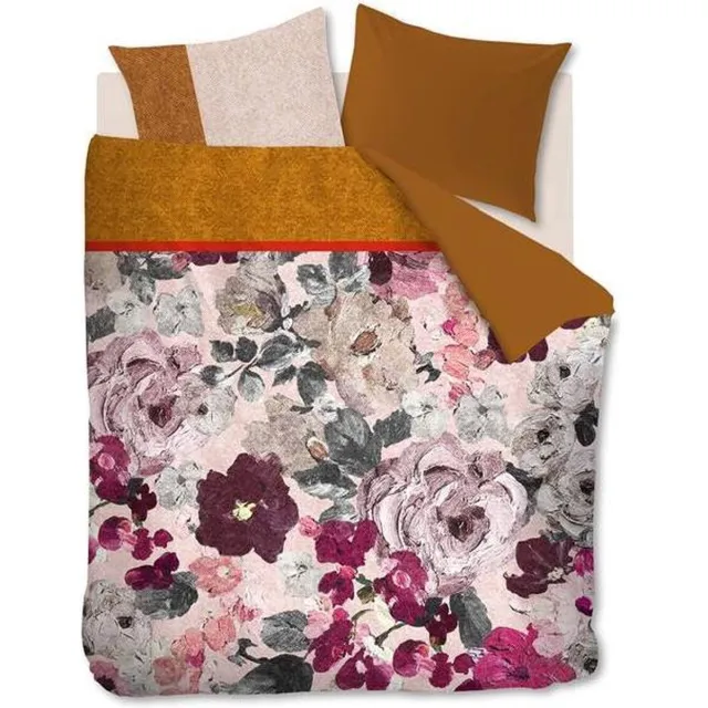 Oilily Mellow Rose - Dekbedovertrek - Lits-jumeaux - 260x200/220 cm + 2 kussenslopen 60x70 cm - Rood