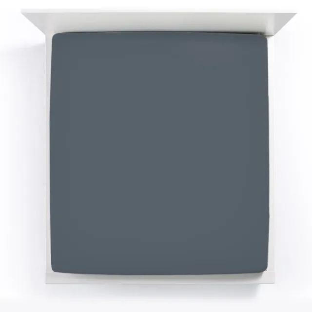 Bella Donna Jersey La Piccola Topperhoeslaken 120x190-200 cm grafiet-0220