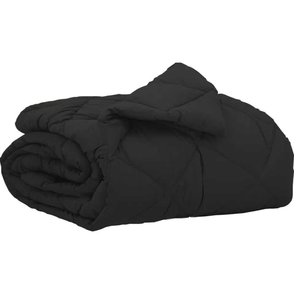 vidaXL Zomer Dekbed 220 x 155 cm 200 gsm Microvezel Zwart, foto 3
