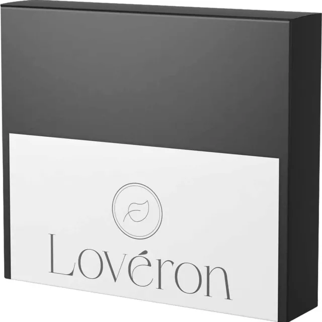 Lovéron kussensloop - Katoen-satijn - 2 stuks - 40x60 cm - Antraciet