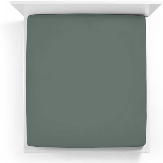 Bella Donna Hoeslaken Jersey Twijfelaar Vintage Groen - 0635 120/190-130/220 vintage groen 0635
