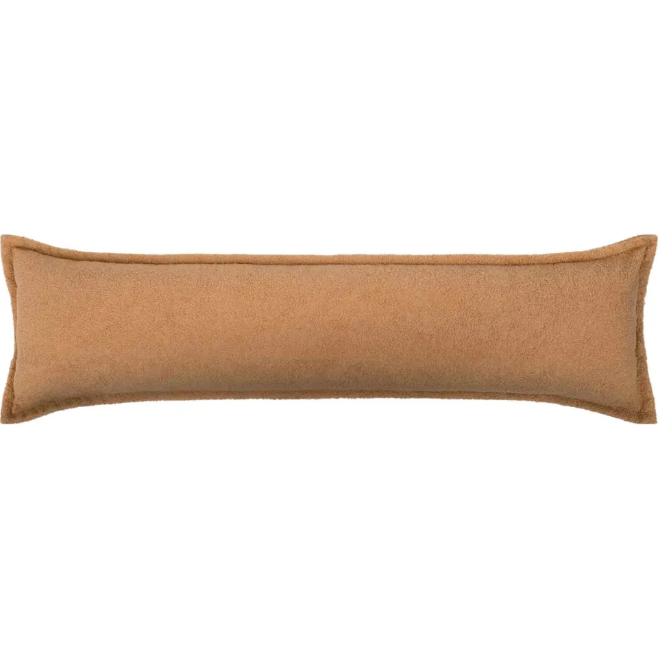 vidaXL Kussensloop 2 st HOUTEN Beige 40 x 145 cm Bouclé