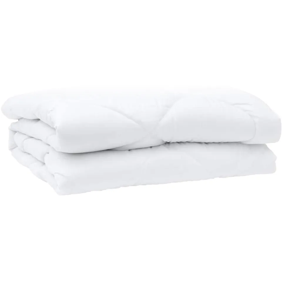 vidaXL Zomer Dekbed 200 x 200 x 3 cm Zomer Polyester Wit Ademend, foto 4