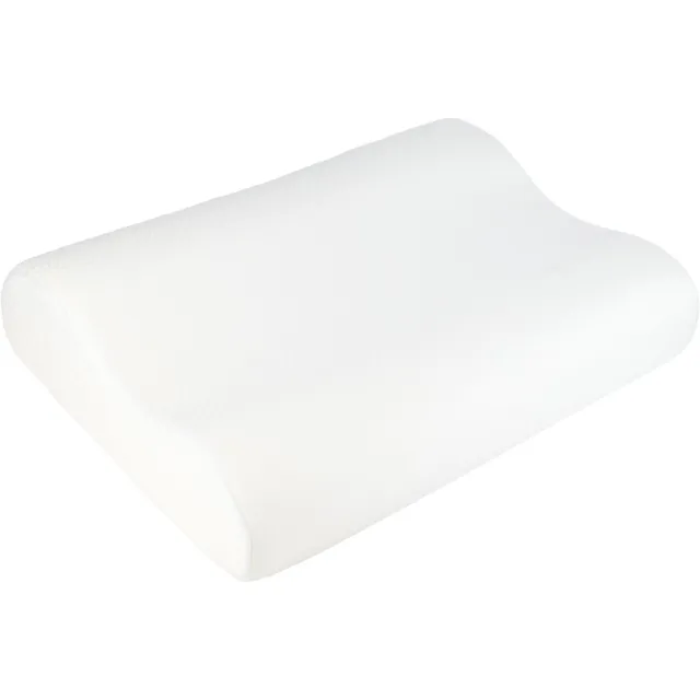 Mistral Home HOOFDKUSSEN - ergonomisch pu foam - 38 x 52 cm - effen kleur - wit