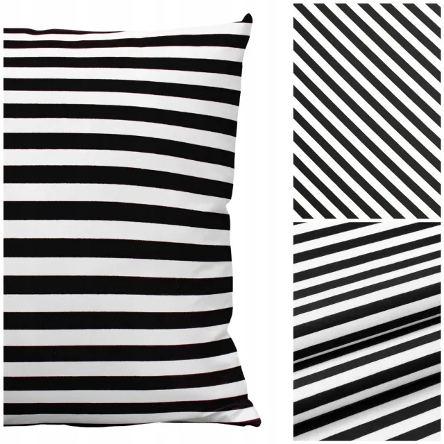 LOZKOHOLICY.PL Zwarte Microvezel Kussensloop 50x60 cm met Rits - Eusebia Home