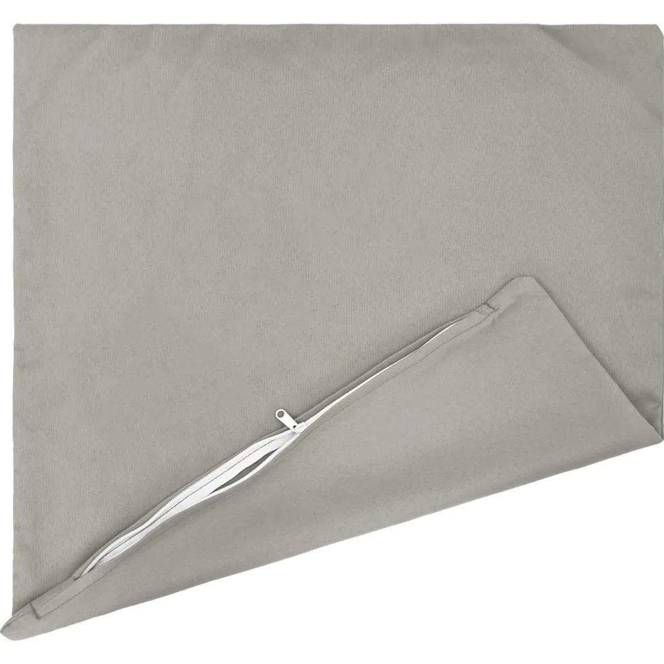 vidaXL Kussensloop 12 st HEERLEN Grijs 50 x 50 cm Polyester, foto 4