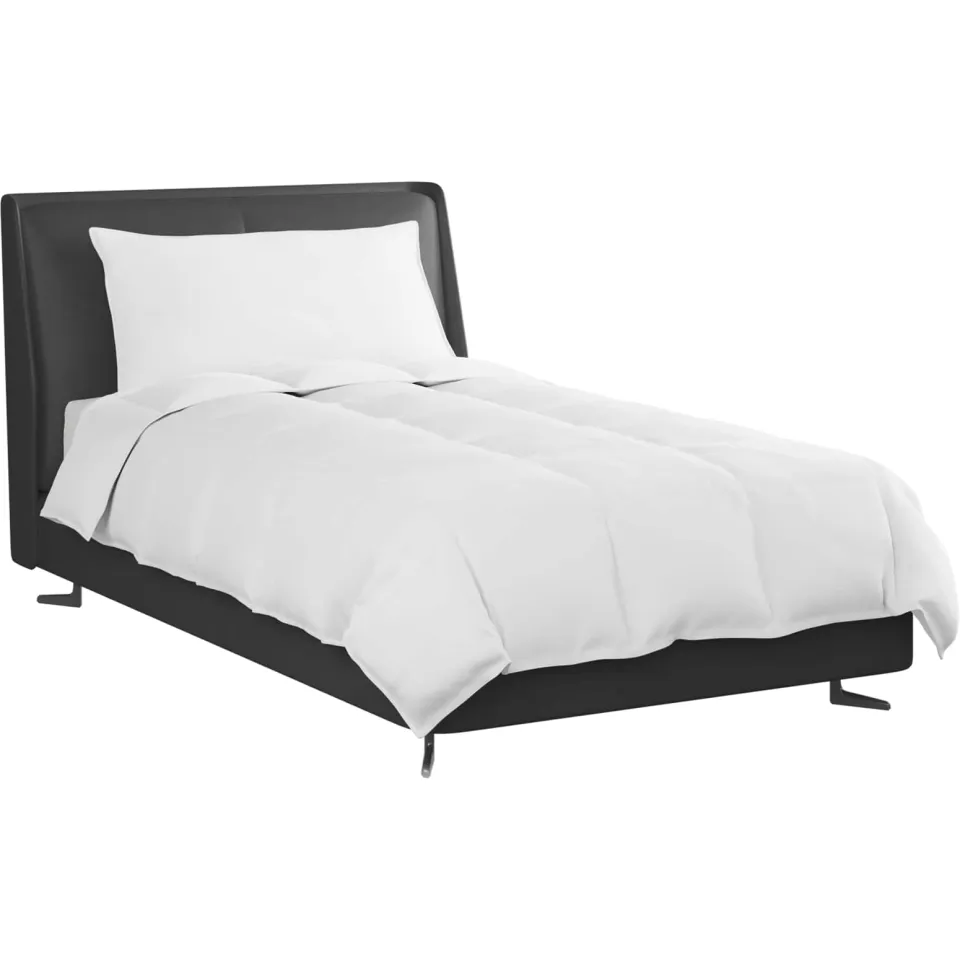 vidaXL Winter Dekbed met kussen 2 st Wit Donsveertjes, foto 2
