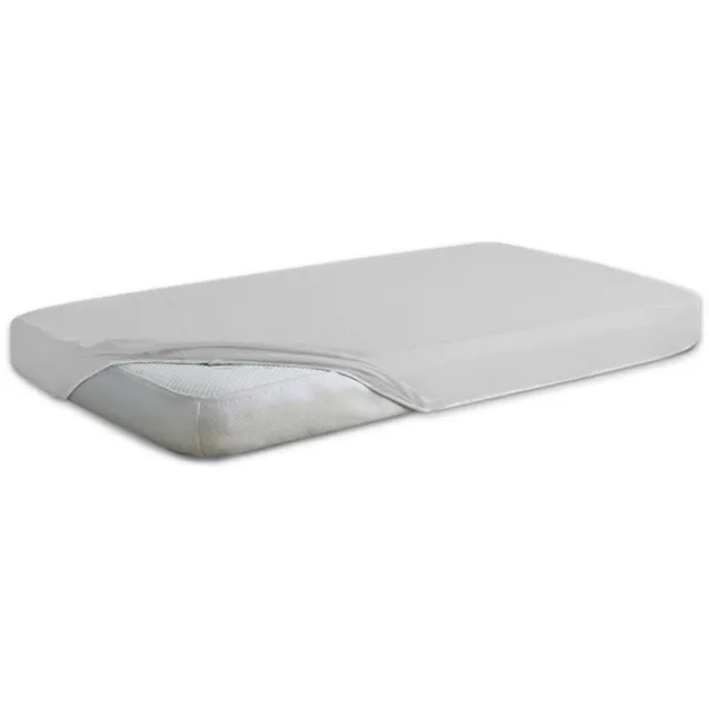 Matex Serie - Waterdicht Ademend Jersey Matrasbeschermer - 90x200cm - OEKO-TEX Grijs
