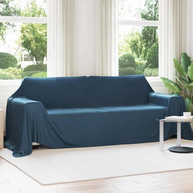 vidaXL Kleden 6 st Marineblauw 350 x 270 cm 8,09 kg Fleece, foto 2
