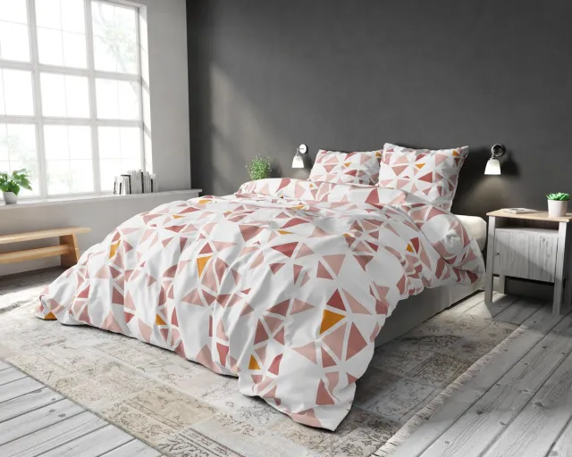 Sleeptime Bella Dekbedovertrek - 240x200/220 + 2 kussenslopen 60x70 - Wit - Lits-Jumeaux