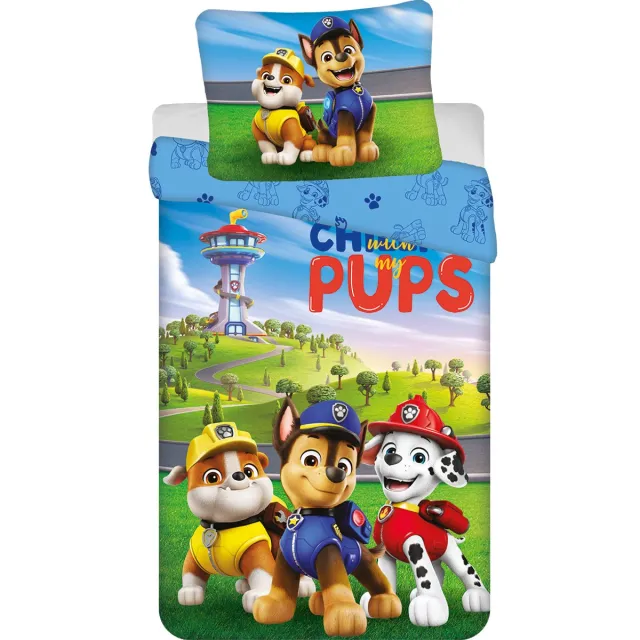 PAW Patrol Dekbedovertrek Pups - 140 x 200 cm + 70 x 90 cm - Polyester Multicolor