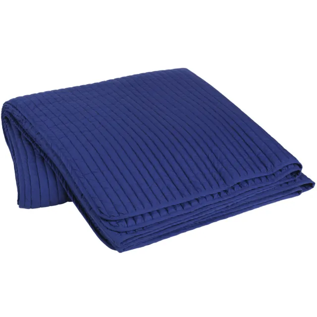 Broste Copenhagen SENA plaid blauw