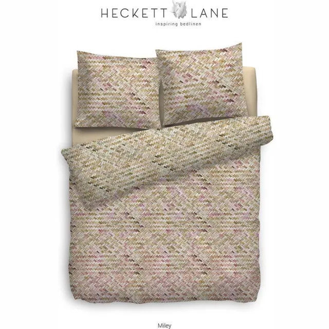 Heckett & Lane HNL Velvet Touch Dekbedovertrek Miley - Roze