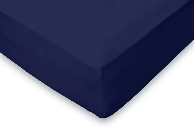 Eleganzzz Hoeslaken 180gr/m2 Hoogwaardig Flanel 35cm Hoekhoogte - Blauw - Hoeslaken 160x200cm - Hoeslakens - Tweepersoons